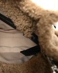 Polyester Cotton Medium The Teddy Traveler Tote Bag Beige