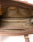 Saffiano Small Galleria Double Zip Tote Cammeo