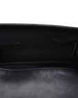 Patent Calfskin Quilted Small Boy Flap Burgundy
