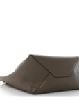 Soft Grained Calfskin Small Belt Cabas Phantom Taupe