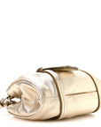 Metallic Nappa Mini Joie Shoulder Bag Pirite