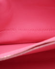 Crushed Calfskin Quilted Small Crush Chain Bag Sweet Pink