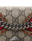GG Supreme Monogram Elaphe Elephant Embroidered Small Dionysus Shoulder Bag