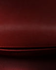Caviar Quilted Small Boy Flap Burgundy