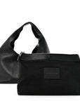 Grained Calfskin Medium The Sack Bag Black