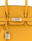 Togo Birkin 25 Jaune Ambre