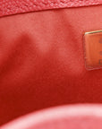 Caviar Quilted Mini CHNL 25 Handbag Coral