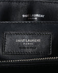 Calfskin Y Quilted Monogram Small Loulou Chain Satchel Black