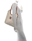 Canvas Ivy Bag Beige Brandy