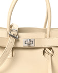 Smooth Calfskin Small Bel Air Carry All Bag Soya