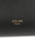 Grained Calfskin Mini Belt Bag Black