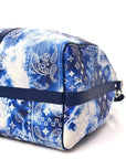 Cowhide Monogram Bandana Keepall Bandouliere 50 Blue