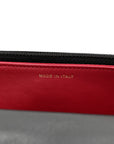 Lambskin Quilted CHNL 19 Wallet On Chain WOC Black