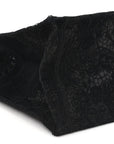 Canvas Embroidered Mesh Macrame Medium Toile de Jouy Soleil Book Tote Black