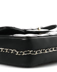 Lambskin Quilted Small My Precious Flap Black