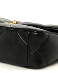 Lambskin Quilted Medium CHNL 19 Flap Black