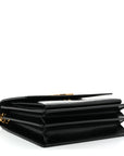 Coated Bark Calfskin Medium Monogram Sunset Black
