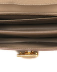 Grained Calfskin Small TB Bag Oat Beige