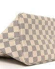 Damier Azur Neo Neverfull MM Rose Ballerine