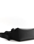 Canvas Embroidered Medium Jett Messenger Black White