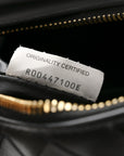 Calfskin Nappa Intrecciato Mini Wallace Black