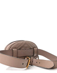 Calfskin Matelasse GG Marmont Belt Bag 85 34 Porcelain Rose