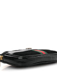 Suede Patent Ophidia Belted iPhone Case 85 34 Black
