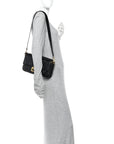 Nappa FF 1974 Embossed Baguette Black
