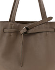 Soft Grained Calfskin Small Belt Cabas Phantom Taupe