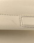 Smooth Calfskin La Petite Pochette Rond Carre Light Ivory