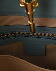 Boarded Dyana Lux Calfskin Small Jackie 1961 Hobo Dusty Azure