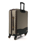 GG Supreme Monogram Web Medium Savoy Trolley Beige Ebony