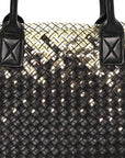 Nappa Intrecciato PVC Medium Cabat Black