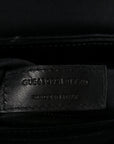 Calfskin Y Quilted Monogram Monochrome Toy Loulou Crossbody Bag Black