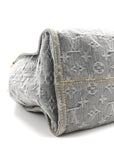 Monogram Denim Onthego MM Washed Grey