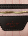 Damier Ebene Neo Neverfull MM Rose Ballerine