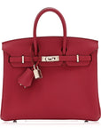 Togo Birkin 25 Rouge Grenat