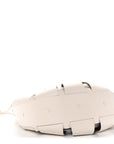 French Calfskin Shell Bag White Frost