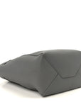 Soft Grained Calfskin Small Belt Cabas Phantom Grey
