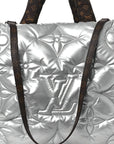 Econyl Monogram Pillow Giant Onthego GM Silver
