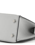 Metallic Chevre Chamkilight Mini Kelly Sellier 20 Argent