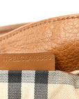 Grainy Calfskin Medium Golderton Tote Brown
