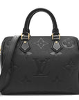 Empreinte Monogram Giant Speedy Bandouliere 25 Black
