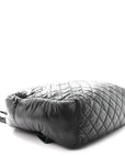 Nylon Quilted Coco Cocoon Backpack Black