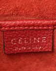 Drummed Calfskin Nano Luggage Merlot