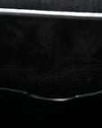 Grained Calfskin Large Bobby Flap Black