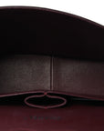 Lambskin Chevron Quilted Jumbo Double Flap Black