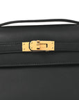 Swift Kelly Pochette Clutch Black