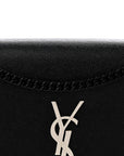 Grain De Poudre Medium Classic Monogram Kate Satchel Black White