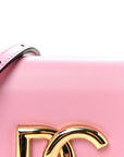 Calfskin 3.5 Flap Crossbody Bag Pink